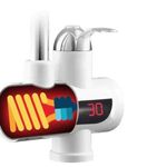 Casa si Gradina - Sanitare - Lavoar baie si accesorii - Baterii sanitare - Robinet Electric FOTOFUN Flexibil Pentru Incalzit Apa cu Afisaj LED + Suport Mop, Autoadeziv, Fara Gaurire Pereti - Infinity.ro