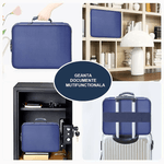 Fashion, accesorii si bijuterii - Barbati - Accesorii barbati - Genti si rucsacuri barbati - Geanta pentru Depozitare, Documente, Facturi, Carduri, Cod Securitate, 2 Compartimente, Impermeabila, 37 x 10.5 x 27 cm - Infinity.ro