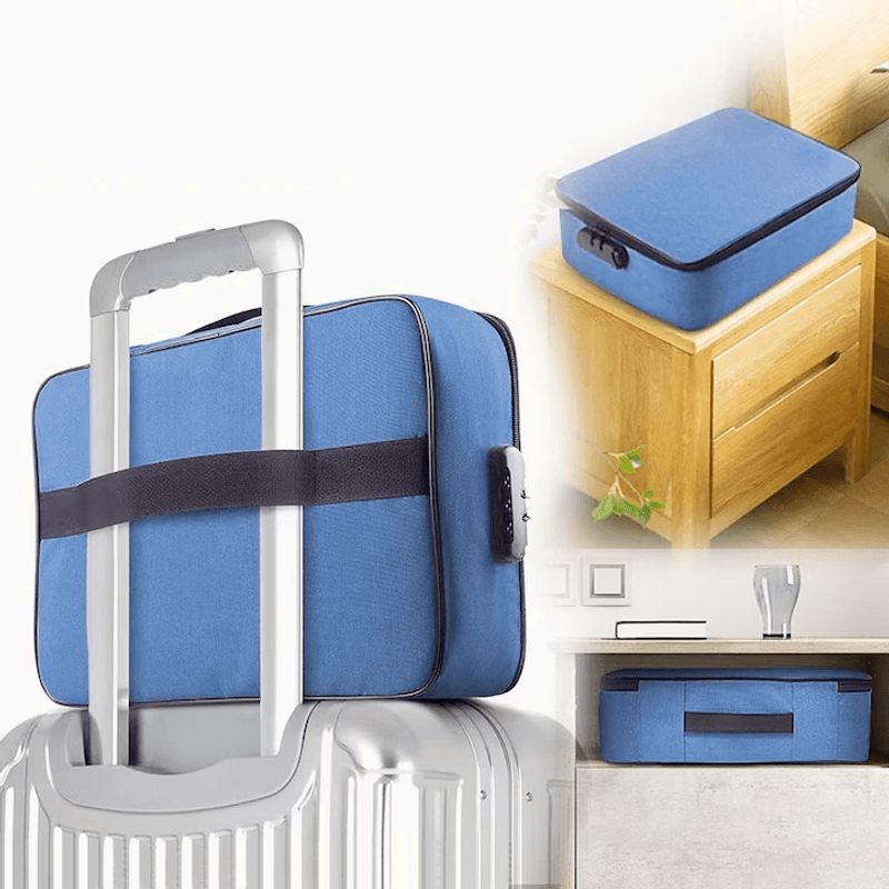 Fashion, accesorii si bijuterii - Barbati - Accesorii barbati - Genti si rucsacuri barbati - Geanta pentru Depozitare, Documente, Facturi, Carduri, Cod Securitate, 2 Compartimente, Impermeabila, 37 x 10.5 x 27 cm - Infinity.ro