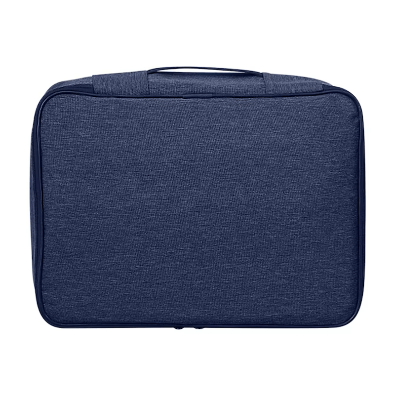 Fashion, accesorii si bijuterii - Barbati - Accesorii barbati - Genti si rucsacuri barbati - Geanta depozitare documente multifunctionala capacitate mare multistrat negru 37x27x10.5cm - Infinity.ro