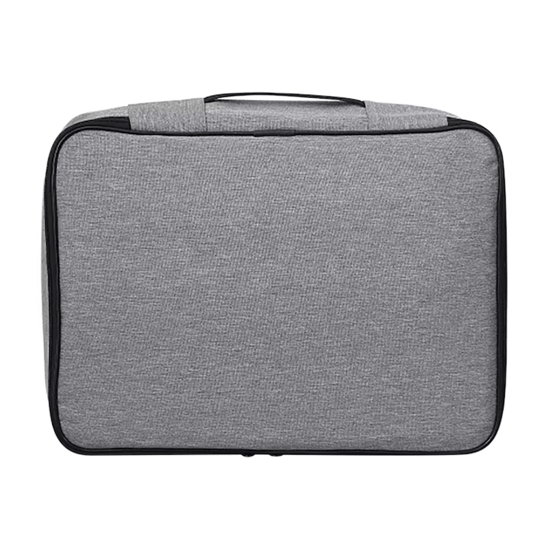 Fashion, accesorii si bijuterii - Barbati - Accesorii barbati - Genti si rucsacuri barbati - Geanta depozitare documente multifunctionala, capacitate mare, rezistenta la apa si foc, 37x27x10.5cm - Infinity.ro