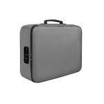 Fashion, accesorii si bijuterii - Barbati - Accesorii barbati - Genti si rucsacuri barbati - Husa depozitare acte si documente, cu cifru, 24.5x18.5x10cm, Gri - Infinity.ro