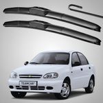 Auto si Moto - Intretinere auto - Stergatoare - Set 2 Stergatoare Parbriz Hibrid Dedicate Chevrolet, Daewoo Lanos (1997-2020), Prindere Hook (Carlig) - Infinity.ro