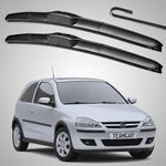 Auto si Moto - Intretinere auto - Stergatoare - Set 2 Stergatoare Parbriz Hibrid Dedicate Opel Corsa C (2000-2006), Prindere Hook (Carlig) - Infinity.ro