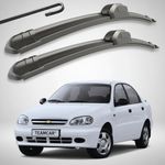 Auto si Moto - Intretinere auto - Stergatoare - Set 2 Stergatoare Parbriz Flat Dedicate Chevrolet, Daewoo Lanos (1997-2020), Prindere Hook (Carlig) - Infinity.ro