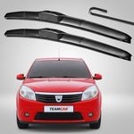 Auto si Moto - Intretinere auto - Stergatoare - Set 2 Stergatoare Parbriz Hybrid Dedicate Dacia Sandero 1 (2008-2012), Prindere Hook (Carlig) - Infinity.ro