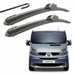 Auto si Moto - Intretinere auto - Stergatoare - Set 2 Stergatoare Parbriz Flat Dedicate Renault Trafic 2, Opel Vivaro A, Nissan Primastar (2001-2014), Prindere Hook - Infinity.ro