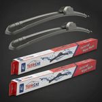 Auto si Moto - Intretinere auto - Stergatoare - Set 2 Stergatoare Parbriz Flat Dedicate Chevrolet, Daewoo Lacetti (2003-2010), Daewoo Nubira 3, Prindere Hook - Infinity.ro