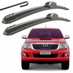 Auto si Moto - Intretinere auto - Stergatoare - Set 2 Stergatoare Parbriz Flat Dedicate Toyota Hilux 7 AN10/AN20/AN30 (2005-2015), Prindere Hook (Carlig) - Infinity.ro