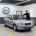 Auto si Moto - Intretinere auto - Stergatoare - Set 2 Stergatoare Parbriz Flat Dedicate Hyundai Accent 2 LC (1999-2005), Prindere Hook (Carlig) - Infinity.ro