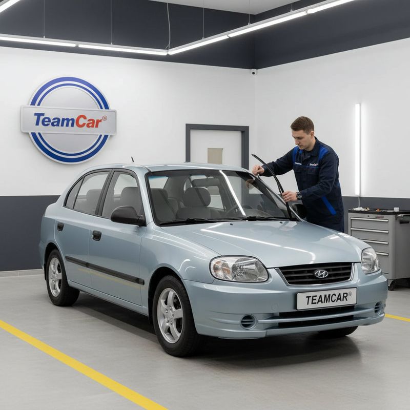 Auto si Moto - Intretinere auto - Stergatoare - Set 2 Stergatoare Parbriz Flat Dedicate Hyundai Accent 2 LC (1999-2005), Prindere Hook (Carlig) - Infinity.ro