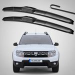 Auto si Moto - Intretinere auto - Stergatoare - Set 2 Stergatoare Parbriz Hibrid Dedicate Dacia Duster 1 (2010-2016), Prindere Hook (Carlig) - Infinity.ro