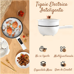 Casa si Gradina - Bucatarie si vesela - Vase pentru gatit - Tigai si seturi - Tigaie Electrica Inteligenta 3L – Panou de Control Tactil, 26 cm, Prajire, Fierbere, Aburire, Mentinere a Caldurii - Infinity.ro