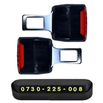 Auto si Moto - Piese auto si accesorii - Piese auto - Tuning - Extensie de Centura de Siguranta a Masinii - 2 Bucati + Suport Numar pentru Parcare Temporara - Infinity.ro