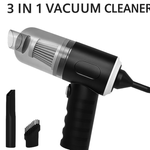 Auto si Moto - Intretinere auto - Aspiratoare auto - Aspirator Portabil WSJ-AS228, 3 in 1, Ideal pentru Masina, Casa si Birou,  Autonomie 20 Min, Functie Aspirare si Suflare - Infinity.ro