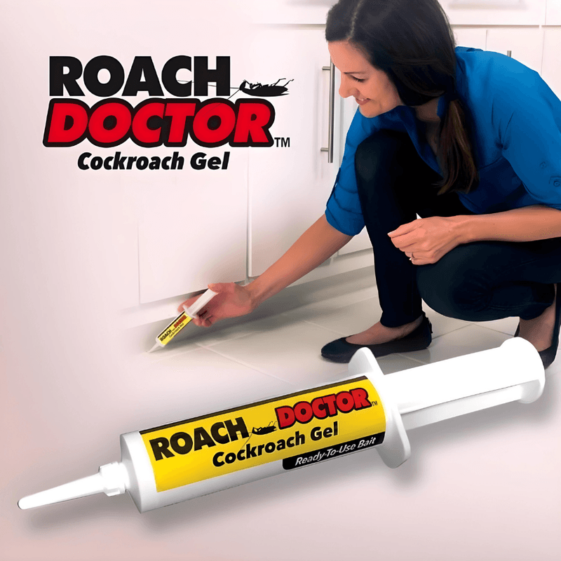 Market - Curatenie si intretinere casa - Produse menaj - Insecticide si capcane - Set 6 INSECTICID Roach Doctor APF® - Repelent pentru Insecte si Ucigas de Gandaci cu Seringa + Suport Mop Autoadeziv - Infinity.ro