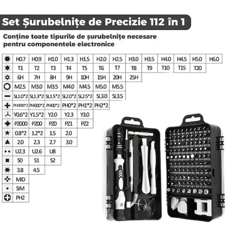 Casa si Gradina - Constructii - Scule electrice si accesorii - Masini de gaurit si insurubat - Masina de gaurit si insurubat FOTOFUN, cu percutie, , valiza transport + trusa completa de biti, + Adaptor 45 grade - Infinity.ro