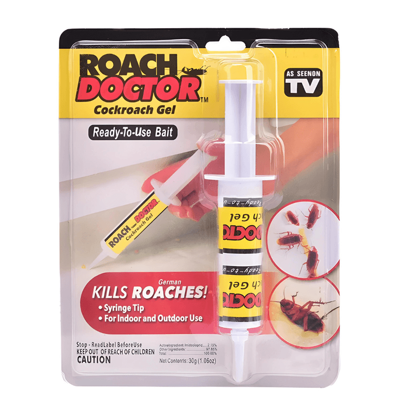 Market - Curatenie si intretinere casa - Produse menaj - Insecticide si capcane - Set 4 INSECTICIDID Roach Doctor APF® - Repelent pentru Insecte si Ucigas de Gandaci cu Seringa - Infinity.ro