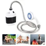 Sport si Outdoor - Camping - Accesorii camping si drumetii - Dus Portabil, Reincarcabil 2200 mAh, Debite 4-5 l/min, Compact 14x8, 7cm - Infinity.ro