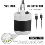 Sport si Outdoor - Camping - Accesorii camping si drumetii - Dus Portabil, Reincarcabil 2200 mAh, Debite 4-5 l/min, Compact 14x8, 7cm - Infinity.ro