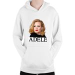 Fashion, accesorii si bijuterii - Copii - Imbracaminte copii - Pulovere si hanorace copii - Hanorac Copii Adele English Song Writter UK Easy on Me, alb, marime L Copii - Infinity.ro
