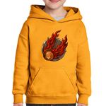 Fashion, accesorii si bijuterii - Copii - Imbracaminte copii - Pulovere si hanorace copii - Hanorac copii Age of Empires Fire and Blood Sigil Logo Cometa, negru, marime L Copii - Infinity.ro