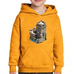Fashion, accesorii si bijuterii - Copii - Imbracaminte copii - Pulovere si hanorace copii - Hanorac copii Age of Empires Turn Castel Medieval, negru, marime L Copii - Infinity.ro