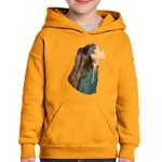 Fashion, accesorii si bijuterii - Copii - Imbracaminte copii - Pulovere si hanorace copii - Hanorac copii Ariana Grande Bang Cloud Merch, negru, marime L Copii - Infinity.ro