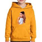 Fashion, accesorii si bijuterii - Copii - Imbracaminte copii - Pulovere si hanorace copii - Hanorac copii Ariana Grande Cloud Merch Thank U, negru, marime L Copii - Infinity.ro
