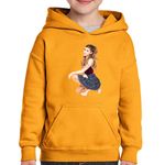 Fashion, accesorii si bijuterii - Copii - Imbracaminte copii - Pulovere si hanorace copii - Hanorac copii Ariana Grande Side to Side Merch Cloud, negru, marime L Copii - Infinity.ro