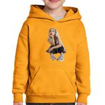 Fashion, accesorii si bijuterii - Copii - Imbracaminte copii - Pulovere si hanorace copii - Hanorac copii Ariana Grande Thank U Next Merch, negru, marime L Copii - Infinity.ro