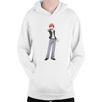 Fashion, accesorii si bijuterii - Copii - Imbracaminte copii - Pulovere si hanorace copii - Hanorac Copii Assassination Classroom Karma Akabane Fire Unicorn, alb, marime L Copii - Infinity.ro