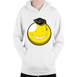 Fashion, accesorii si bijuterii - Copii - Imbracaminte copii - Pulovere si hanorace copii - Hanorac Copii Assassination Classroom Koro Sensei Alien Octopus, alb, marime L Copii - Infinity.ro