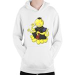 Fashion, accesorii si bijuterii - Copii - Imbracaminte copii - Pulovere si hanorace copii - Hanorac Copii Assassination Classroom Koro Sensei Teacher Otaku, alb, marime L Copii - Infinity.ro