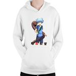 Fashion, accesorii si bijuterii - Copii - Imbracaminte copii - Pulovere si hanorace copii - Hanorac Copii Assassination Classroom Shiota Nagisa Desene Animate, alb, marime L Copii - Infinity.ro