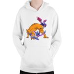 Fashion, accesorii si bijuterii - Copii - Imbracaminte copii - Pulovere si hanorace copii - Hanorac Copii Ben10 Clash Royale Clash of Clans Bat Dragon Alien, alb, marime L Copii - Infinity.ro