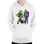 Fashion, accesorii si bijuterii - Copii - Imbracaminte copii - Pulovere si hanorace copii - Hanorac Copii Ben10 Joker Marvel Powerpuff Mojo Jojo, alb, marime L Copii - Infinity.ro