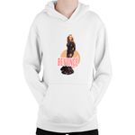 Fashion, accesorii si bijuterii - Copii - Imbracaminte copii - Pulovere si hanorace copii - Hanorac Copii Beyonce Long Song Music Album Concert World Wide, alb, marime L Copii - Infinity.ro