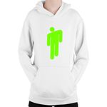 Fashion, accesorii si bijuterii - Copii - Imbracaminte copii - Pulovere si hanorace copii - Hanorac Copii Billie Eilish Logomark Artist Gore Gothic Modern, alb, marime L Copii - Infinity.ro