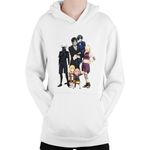 Fashion, accesorii si bijuterii - Copii - Imbracaminte copii - Pulovere si hanorace copii - Hanorac Copii Black Butler Naruto Tokyo Ghoul Kaneki, alb, marime L Copii - Infinity.ro