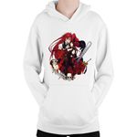 Fashion, accesorii si bijuterii - Copii - Imbracaminte copii - Pulovere si hanorace copii - Hanorac Copii Black Butler Madame Red Shinigami Reaper, alb, marime L Copii - Infinity.ro