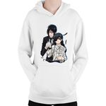 Fashion, accesorii si bijuterii - Copii - Imbracaminte copii - Pulovere si hanorace copii - Hanorac Copii Black Butler Sebi Ciel Protective Demon Revance, alb, marime L Copii - Infinity.ro