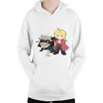 Fashion, accesorii si bijuterii - Copii - Imbracaminte copii - Pulovere si hanorace copii - Hanorac Copii Black Clover Asta Edward Elric Fantasy Alchemy Super Powers, alb, marime L Copii - Infinity.ro