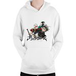 Fashion, accesorii si bijuterii - Copii - Imbracaminte copii - Pulovere si hanorace copii - Hanorac Copii Black Clover Asta Wizard Hard Work My Hero Academia Deku, alb, marime L Copii - Infinity.ro