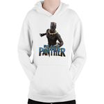 Fashion, accesorii si bijuterii - Copii - Imbracaminte copii - Pulovere si hanorace copii - Hanorac Copii Black Panter Comic Books Movie Costume, alb, marime L Copii - Infinity.ro