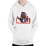 Fashion, accesorii si bijuterii - Copii - Imbracaminte copii - Pulovere si hanorace copii - Hanorac Copii Black Panter Superpowers Action Battle Superman, alb, marime L Copii - Infinity.ro