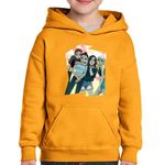 Fashion, accesorii si bijuterii - Copii - Imbracaminte copii - Pulovere si hanorace copii - Hanorac copii Blackpink All Gang Team Cartoon Kpop, negru, marime L Copii - Infinity.ro