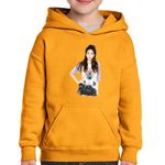 Fashion, accesorii si bijuterii - Copii - Imbracaminte copii - Pulovere si hanorace copii - Hanorac copii Blackpink Jisoo South Korea Kpop, negru, marime L Copii - Infinity.ro