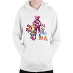 Fashion, accesorii si bijuterii - Copii - Imbracaminte copii - Pulovere si hanorace copii - Hanorac Copii Bomberman Donald Duck Daisy Fortnite Fluffly Funny, alb, marime L Copii - Infinity.ro