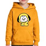 Fashion, accesorii si bijuterii - Copii - Imbracaminte copii - Pulovere si hanorace copii - Hanorac copii Bt21 Chimmy BTS Kpop Bebe, negru, marime L Copii - Infinity.ro